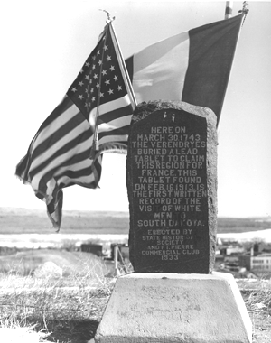 Verendrye Monument overlooking Fort Pierre (S.D.)